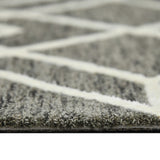 Amer Vista Neutral Geometric Hand-Hooked Khaki Area Rug