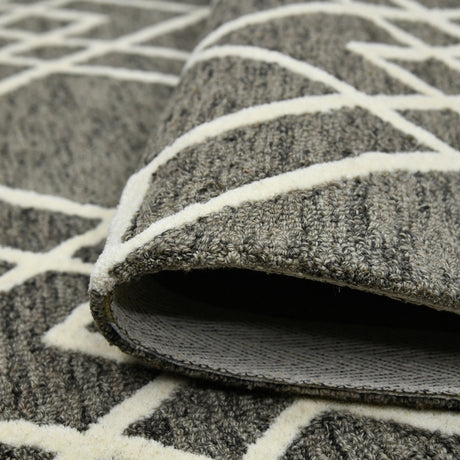 Amer Vista VIS-2 Khaki area rug - rolled view