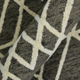 Amer Vista Neutral Geometric Hand-Hooked Khaki Area Rug