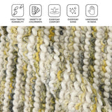 Amer Vivid VIV-4 Gold area rug - infographic view