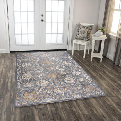 Rizzy Ventura Vra752 Blue Area Rug