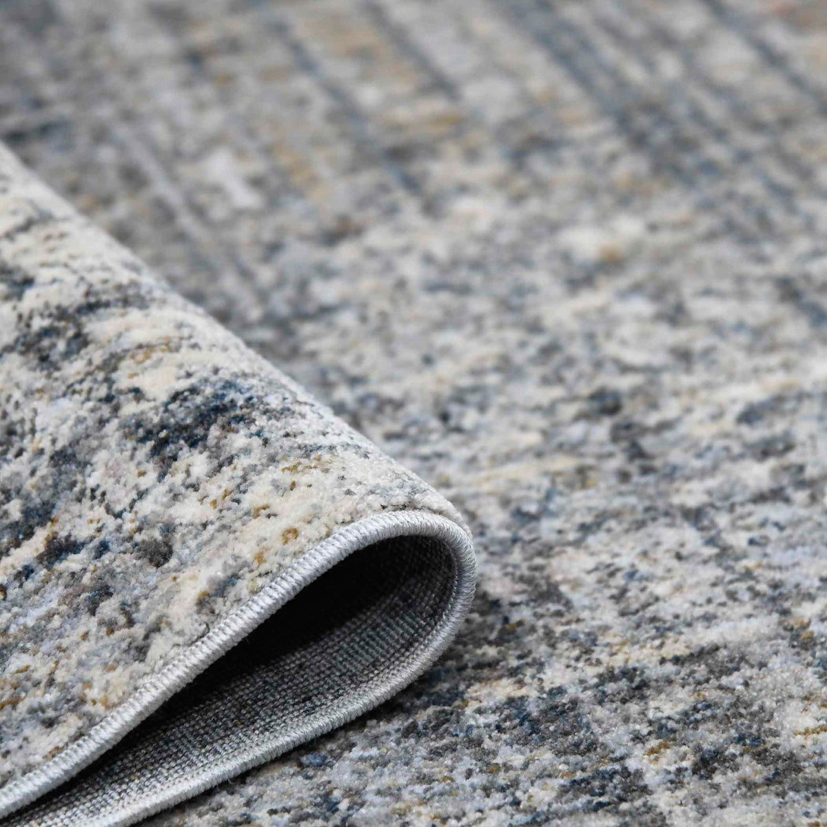 Amer Vermont VRM-1 Gray area rug - rolled view