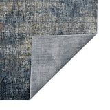Amer Vermont VRM-2 Gray / Orange area rug - back view