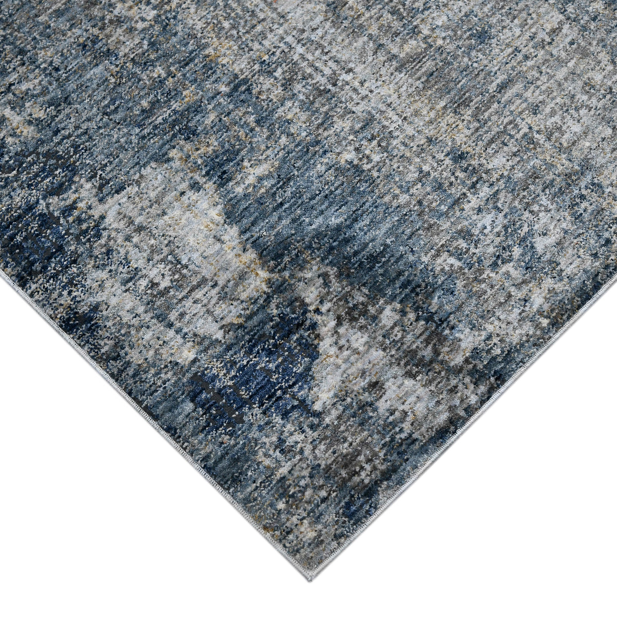 Amer Vermont VRM-2 Gray / Orange area rug - corner view