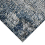 Amer Vermont VRM-2 Gray / Orange area rug - corner view