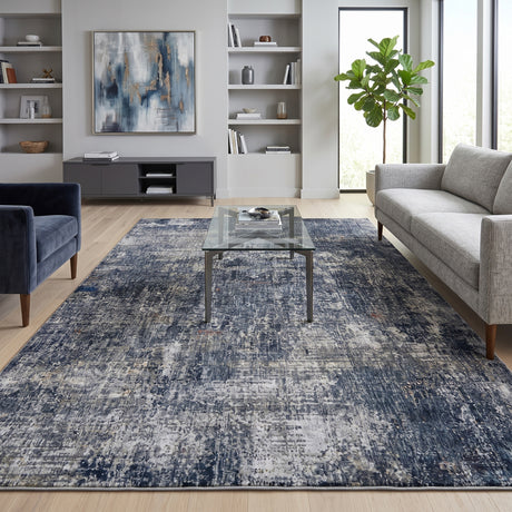 Amer Vermont VRM-2 Gray / Orange area rug - lifestyle view