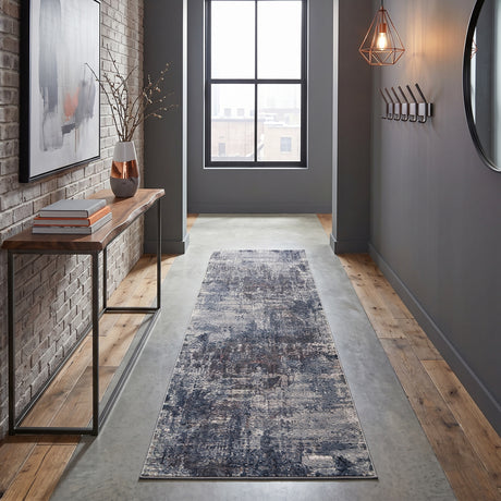 Amer Vermont VRM-2 Gray / Orange area rug - lifestyle view