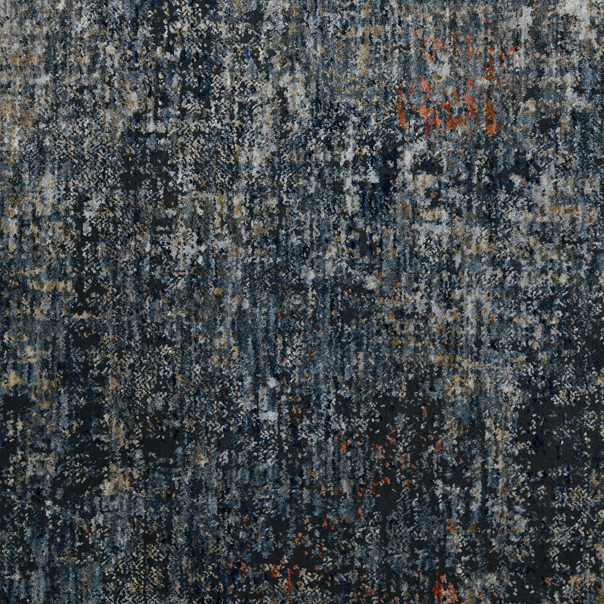 Amer Vermont VRM-2 Gray / Orange area rug - color swatch view