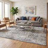 Amer Vermont VRM-5 Gray / Orange area rug - lifestyle view