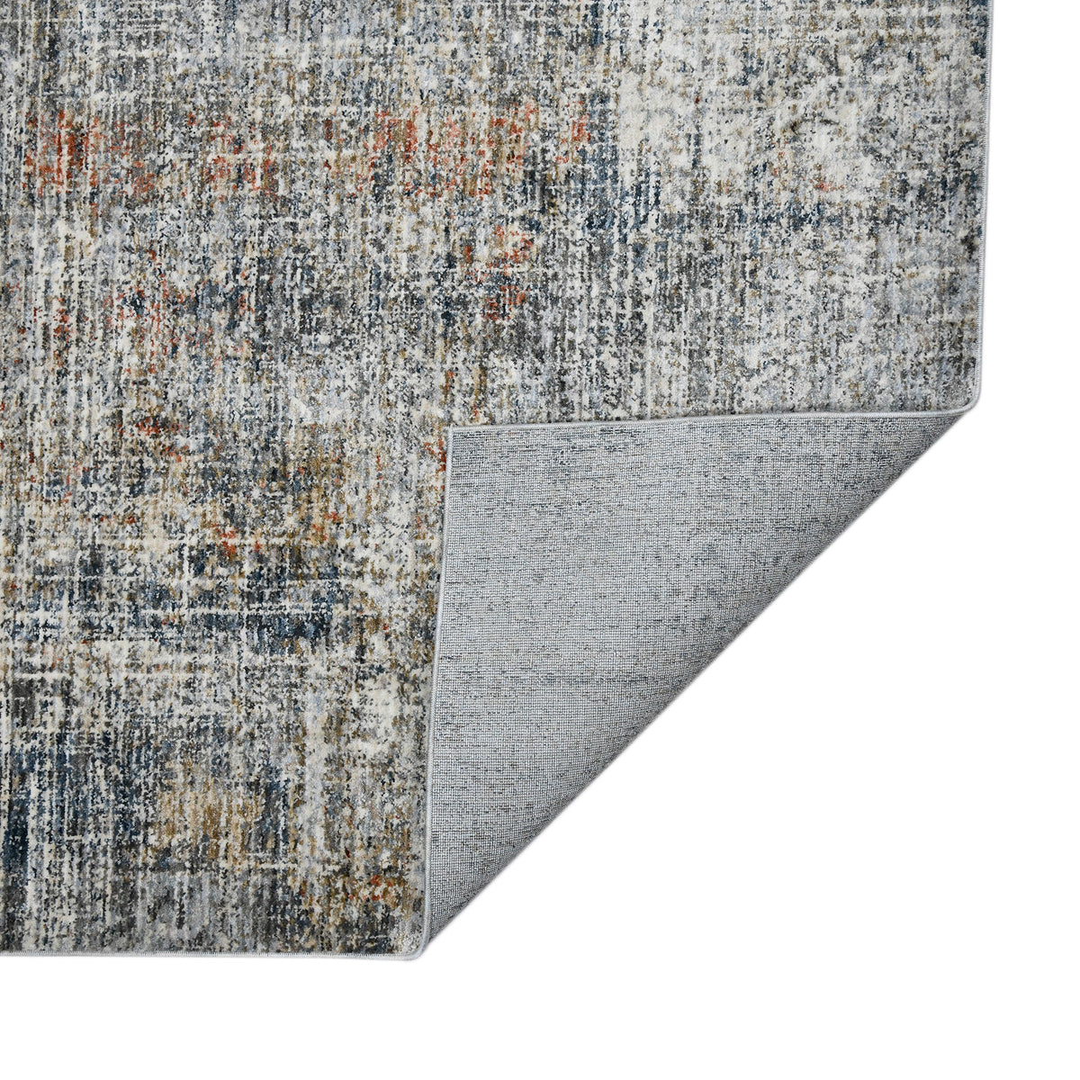 Amer Vermont VRM-5 Gray / Orange area rug - back view