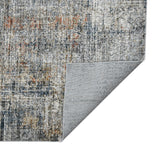 Amer Vermont VRM-5 Gray / Orange area rug - back view