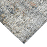 Amer Vermont VRM-5 Gray / Orange area rug - corner view