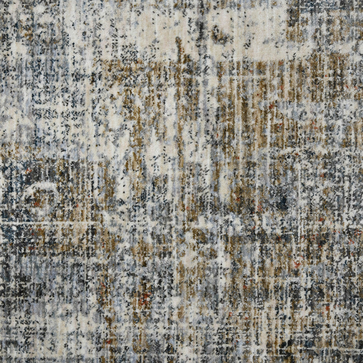 Amer Vermont VRM-5 Gray / Orange area rug - color swatch view