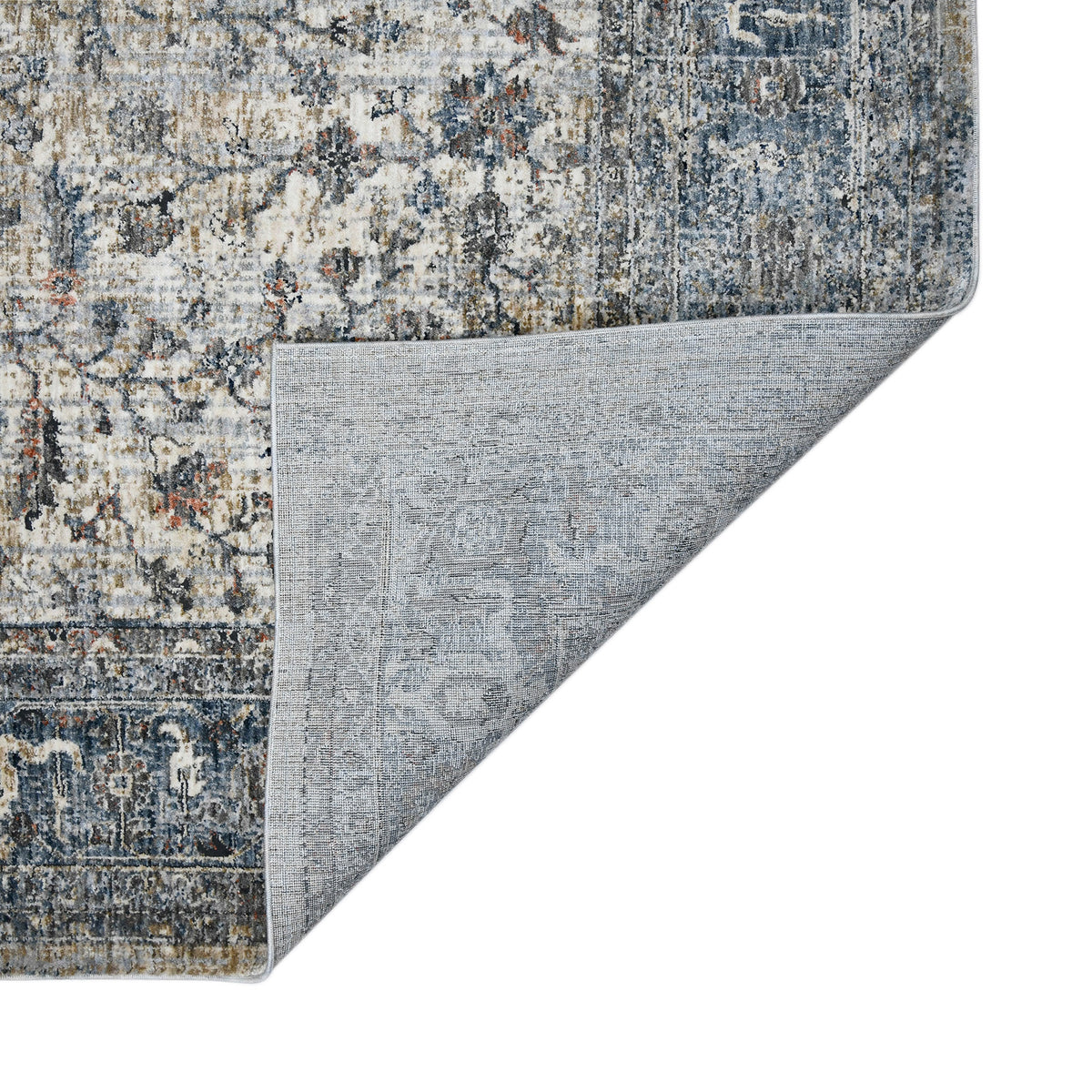 Amer Vermont VRM-6 Ivory / Gray area rug - back view