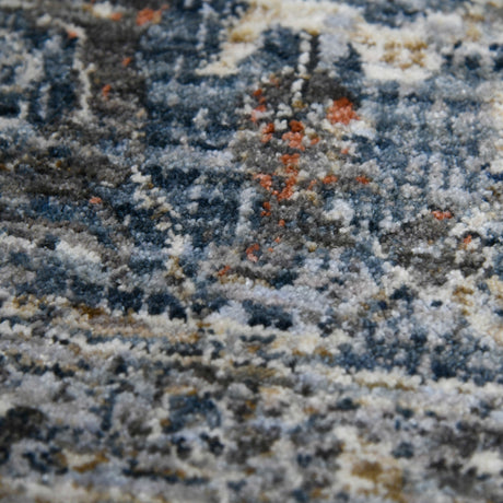 Amer Vermont VRM-6 Ivory / Gray area rug - close-up view