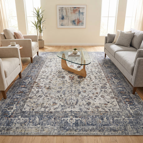 Amer Vermont VRM-6 Ivory / Gray area rug - lifestyle view