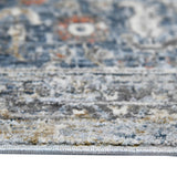 Amer Vermont VRM-6 Ivory / Gray area rug - profile view