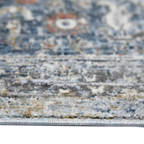 Amer Vermont VRM-6 Ivory / Gray area rug - profile view