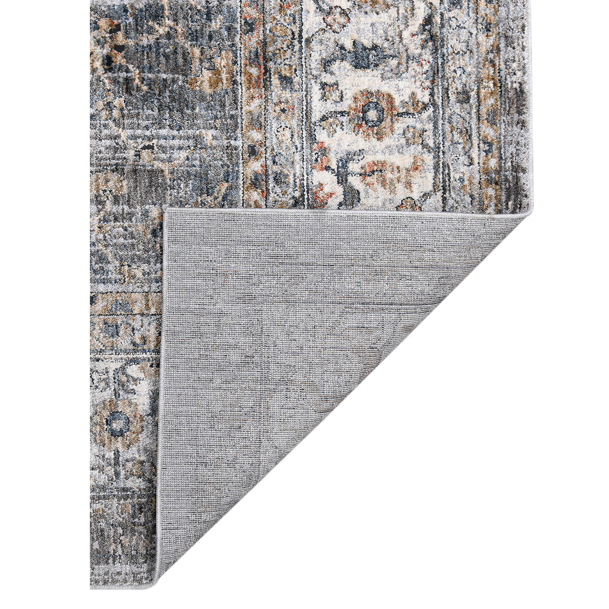Amer Vermont VRM-7 Charcoal area rug - back view