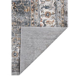 Amer Vermont VRM-7 Charcoal area rug - back view
