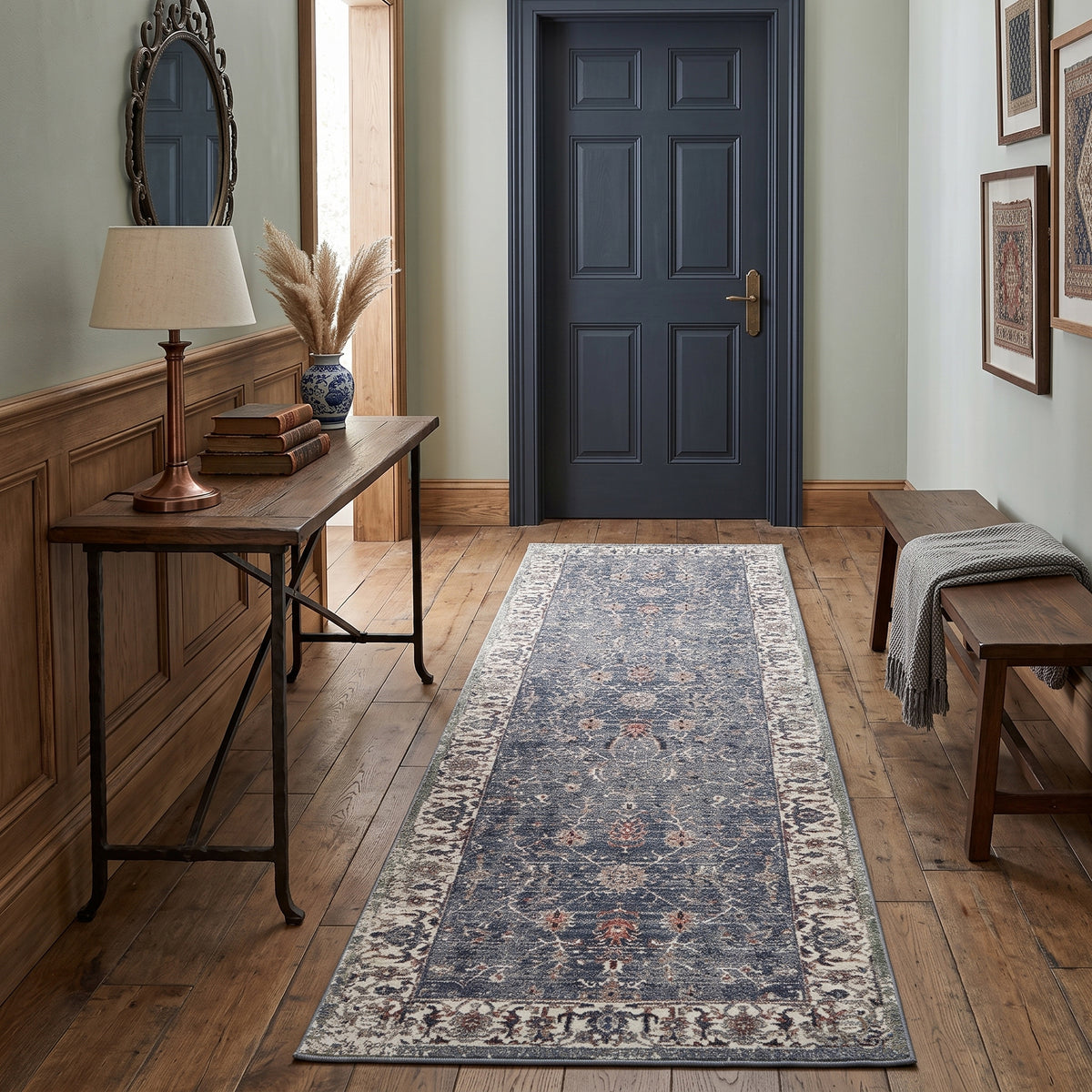 Amer Vermont VRM-7 Charcoal area rug - lifestyle view