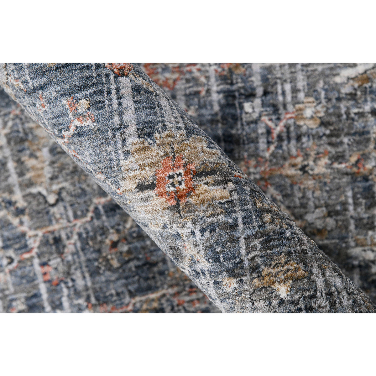 Amer Vermont VRM-7 Charcoal area rug - color swatch view
