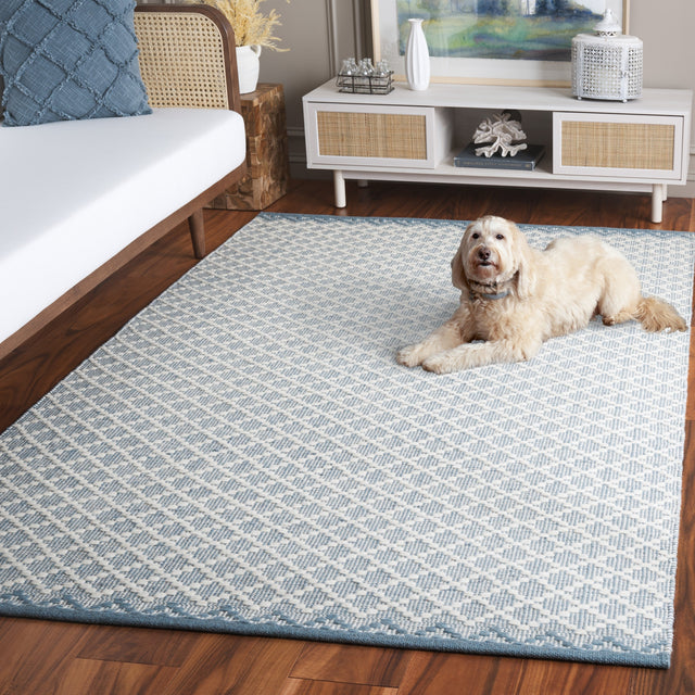 Safavieh Vermont Vrm908M Blue/Ivory Rug.