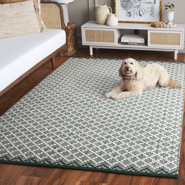 Safavieh Vermont Vrm908Y Green/Ivory Rug.