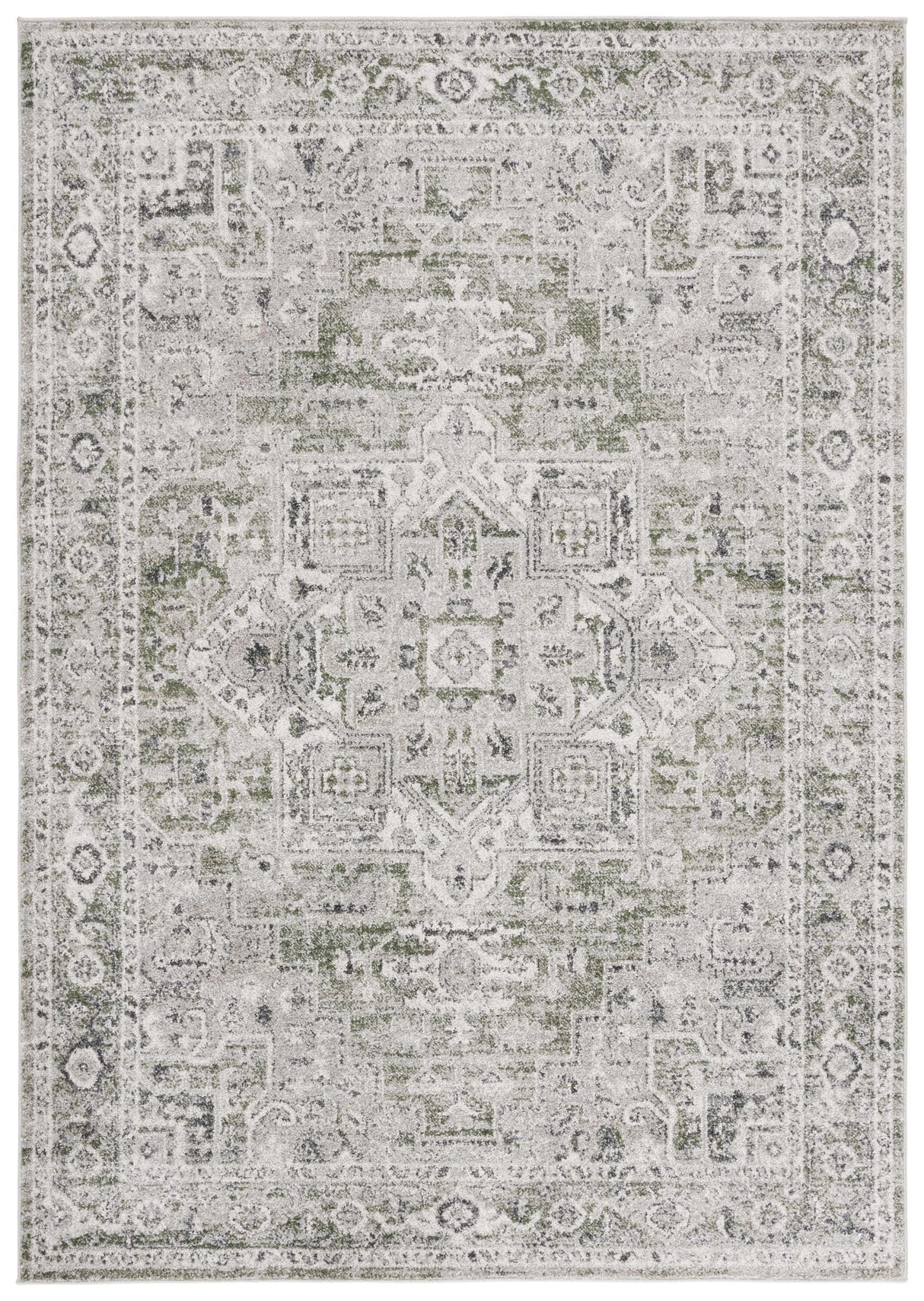 Safavieh Vintage Tabriz Vta208G Grey/Green Rug.