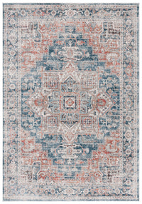 Safavieh Vintage Tabriz Vta208M Blue/Rust Area Rug