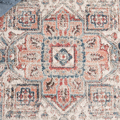 Safavieh Vintage Tabriz Vta208P Rust/Blue Area Rug