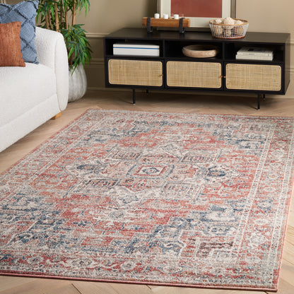 Safavieh Vintage Tabriz Vta208P Rust/Blue Area Rug