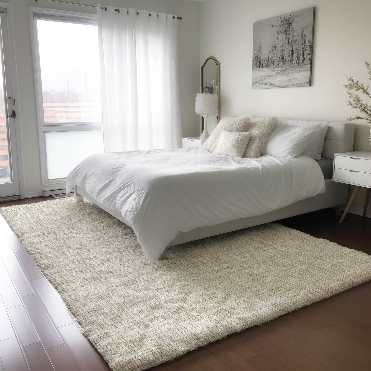 Dalyn Voyage VY1 Transitional Machine Made Beige Rug
