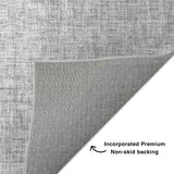 Dalyn Voyage VY1 Transitional Machine Made Silver Rug