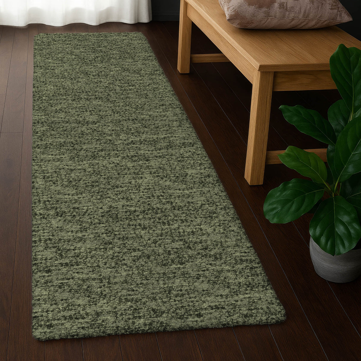 Dalyn Voyage VY2 Transitional Machine Made Olive Rug