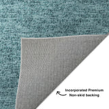 Dalyn Voyage VY2 Transitional Machine Made Teal Rug