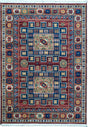 Dynamic Rugs Wade 18604 Power Loomed Transitional Red/Multi Rug