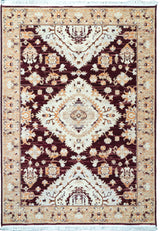 Dynamic Rugs Wade 18606 Power Loomed Traditional Red/Beige/Multi Rug