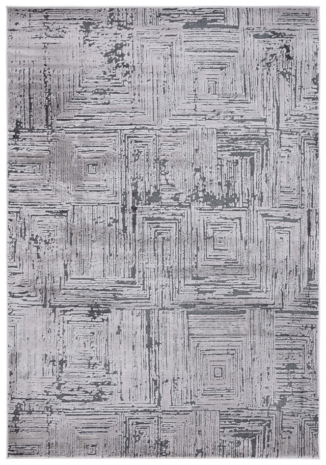 Safavieh Whisper Whs814F Grey/Dark Grey Rug.