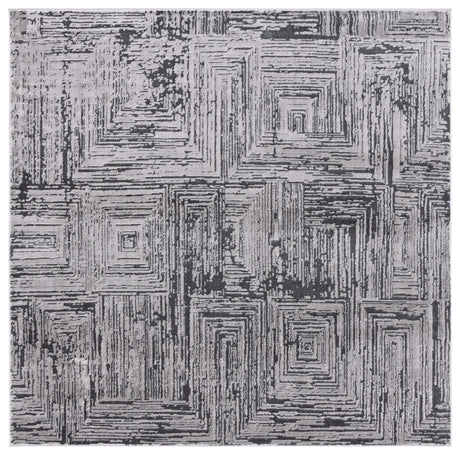 Safavieh Whisper Whs814F Grey/Dark Grey Rug.