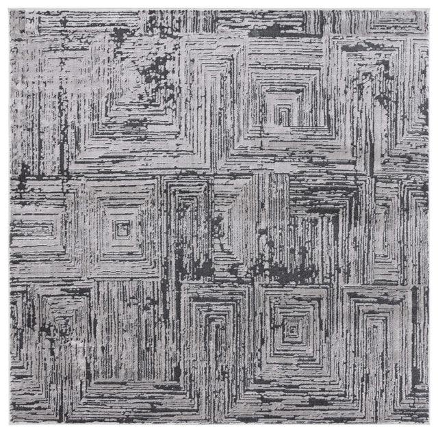 Safavieh Whisper Whs814F Grey/Dark Grey Rug.