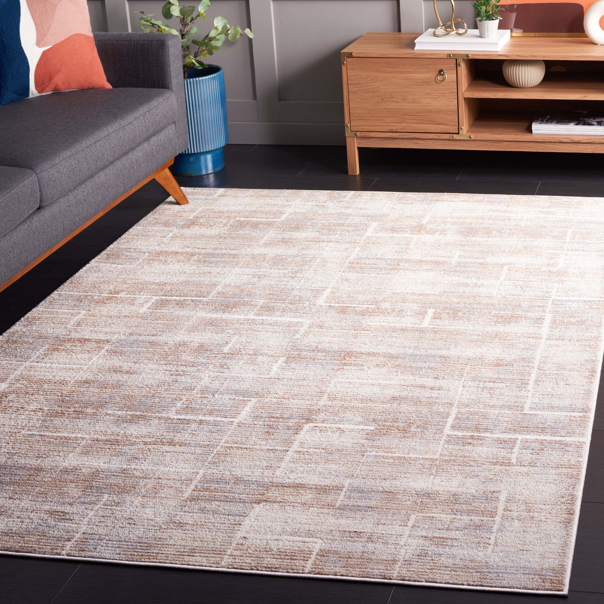 Safavieh Whisper Whs822B Beige/Light Beige Area Rug