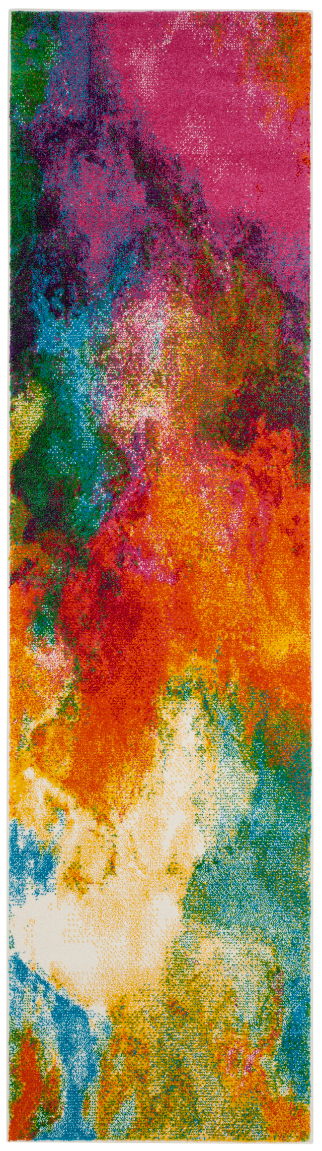 Safavieh Watercolor Wtc619D Orange/Green Rug.