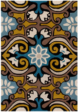 Safavieh Wyndham Wyd327A Blue/Multi Rug.