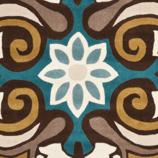 Safavieh Wyndham Wyd327A Blue/Multi Rug.