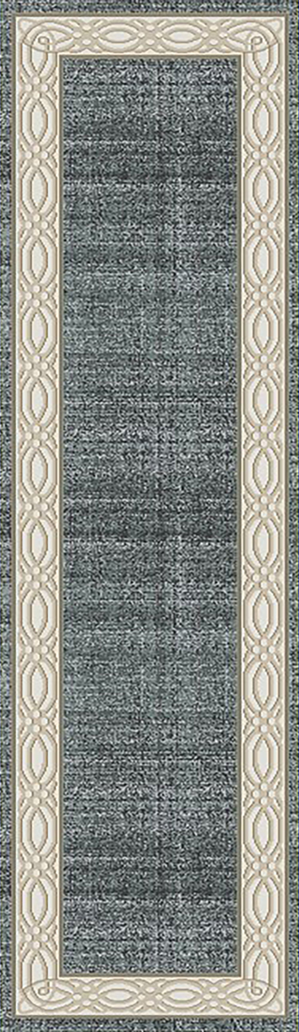 Dynamic Rugs Yazd 1770 Blue / Grey Rugs - runner view