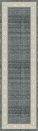 Dynamic Rugs Yazd 1770 Blue / Grey Rugs - runner view