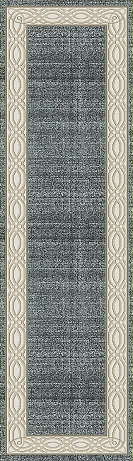 Dynamic Rugs Yazd 1770 Blue / Grey Rugs - runner view