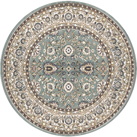 Dynamic Rugs Yazd 2803 Power Loomed Traditional Grey/Ivory Rug
