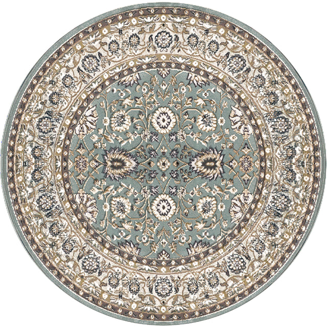 Dynamic Rugs Yazd 2803 Power Loomed Traditional Grey/Ivory Rug